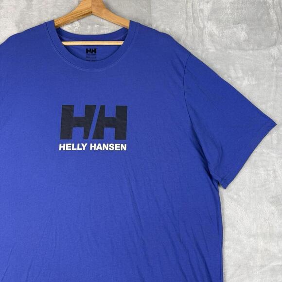 Helly Hansen Other - Helly Hansen HH Logo T-Shirt Blue Men Size 2XL Outdoor Streetwear Graphic Tee